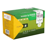 Instalatie de Craciun Kadeny® Tip Franjuri, Flash, cu transformator, 5 m, 143 LED-uri, Interconectabila, Fir Negru, Alb Cald