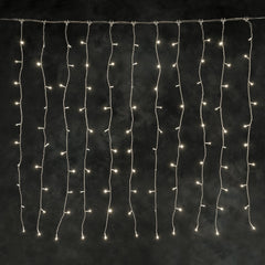 Instalatie de Craciun, Premium Kadeny®, Tip Perdea cu Flash, 8 m x 1 m, 360 LED-uri, Alb Cald, Interconectabila