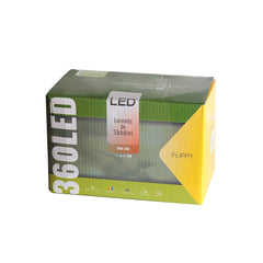 Instalatie de Craciun, Premium Kadeny®, Tip Perdea cu Flash, 8 m x 1 m, 360 LED-uri Mari, Alb Cald, Interconectabila