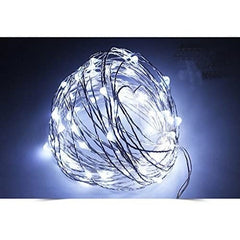 Instalatie Liniara de Craciun, 25 m, 250 Led-uri, Alb Rece, 8 jocuri de lumini, Transformator, Interconectabila, Prelungitor 5 m inclus, Fir Cupru, Kaveny