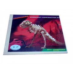 Puzzle lemn 3D - Dinozaur T-Rex, 2 foi, Colorarte, J014-2