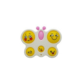 Jucarie Antistres Kaveny - Fidget Toy, Simple Dimple, Fluture, Alb