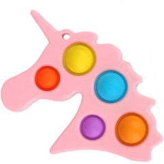 Jucarie Antistres Kaveny - Fidget Toy, Simple Dimple, Unicorn, Roz