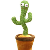 Jucarie Cactus Dansator Kaveny, Canta, Danseaza, Imita, Distractiv, Verde, 37cm
