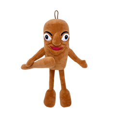 Jucarie Moale de Plus Italian Brainrot, Kaveny, cu Agatatoare, Model Omul de Lemn Tung Tung Tung Sahur, Jucarie Moale pentru Copii, 37 x 10 cm, Maro