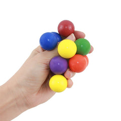 Jucarie interactiva antistres Kaveny, mingi colorate, senzoriala, 5.5 x 5.5 cm, multicolora