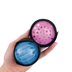 Jucarie Interactiva, Kaveny, Minge Saltareata Crystal Ball, cu Banda Elastica, 6 cm, +7 Ani, din Plastic, Roz