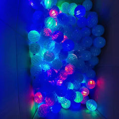 Jucarie Interactiva, Kaveny, Minge Saltareata Crystal Ball, cu Banda Elastica, 6 cm, +7 Ani, din Plastic, Roz