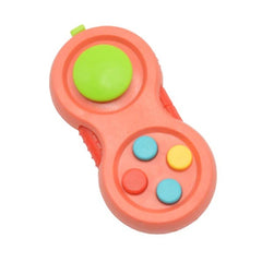 Jucarie Interactiva, Kaveny, Model Fidget Pad, Antistres, +3 Ani, Functii Multiple, 5.5 x 3.5 x 11 cm, Roz