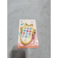Jucarie Interactiva, Kaveny, Telefon Inteligent, Model Albinuta, Functii Educative, Muzicale si Voce, 4-6 ani, 19 x 11.5 cm, din Plastic, Galben