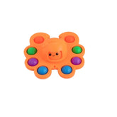 Jucarie Pop It, Kaveny, Fidget Toy, Antistres, Senzoriala, Crab, Portocaliu