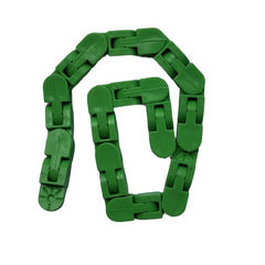 Jucarie Senzoriala Antistres, Kaveny, Fidget Toys, Puzzle de Imbinat Tip Sarpe, 24 Piese, +3 Ani, Verde