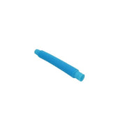 Jucarie Senzoriala Kaveny - Fidget Pop Tubes, Antistres, Super Elastic, albastru