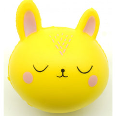 Jucarie Squish Toy Kaveny, model pisica galbena