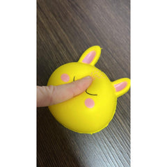 Jucarie Squish Toy Kaveny, model pisica galbena