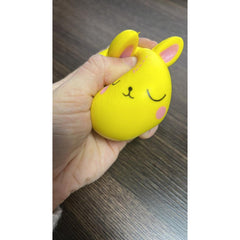Jucarie Squish Toy Kaveny, model pisica galbena