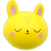 Jucarie Squish Toy Kaveny, model pisica galbena