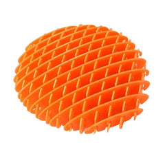 Jucarie Worm Fidget de Decompresie, Kaveny, Anti Stres, Dimensiune Compacta 10 cm, Dimensiune Extinsa 24.5 cm, Portocaliu