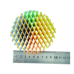 Jucarie Worm Fidget de Decompresie, Kaveny, Anti Stres, Dimensiune Compacta 10 cm, Dimensiune Extinsa 24.5 cm, Multicolor