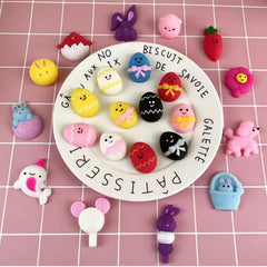 Jucarii Senzoriale Fidget Toy Squishy, Kaveny, Anti-Stres, +3 Ani. Model Tematic Paste, Multicolor