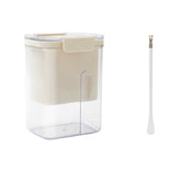 Kit Presa Pentru Branza, Kaveny, Filtru de Iaurt, Strecuratoare de Iaurt Grecesc, Filtru de lapte, 18x9.7x13 cm, Lingura Alba 20x1.6 cm, Alb