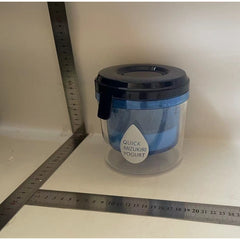 Kit Presa Pentru Branza, Kadeny, Filtru de Iaurt, Strecuratoare de Iaurt Grecesc, Filtru de Lapte, 15x14x15 cm, Albastru