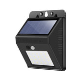 Lampa cu incarcare solara si senzor de miscare pentru exterior, 20 LED cu distanta de inductie, montaj pe perete, fara cabluri, Kaveny