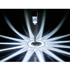 Lampa solara Led decorativa pentru gradina, Argintie, Kaveny, Lumina Alb Rece