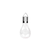 Lampa Solara LED Decorativa sub forma de Bulb, pentru exterior, suspendata, IP65, Ultron Transparent, lumina rece, Kaveny