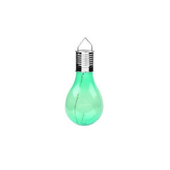 Lampa Solara LED Decorativa sub forma de Bulb, pentru exterior, suspendata, IP65, Ultron Verde, Kaveny