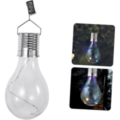 Lampa Solara LED, Kaveny, Model Bec, pentru Exterior, IP65, Lumina Multicolora, Transparent