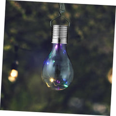 Lampa Solara LED, Kaveny, Model Bec, pentru Exterior, IP65, Lumina Multicolora, Transparent