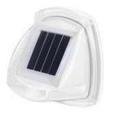 Lampa solara LED tip aplica pentru perete Kaveny, 8.5 x 9 cm, 2V, ABS, 600mAh, rezistent la apa, material ABS, 8 LED-uri, alb cald