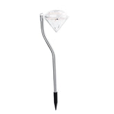 Lampa solara LED tip Diamant pentru gradina Kaveny, inaltime 30 cm, 2V, ABS, 600mAh, multicolor