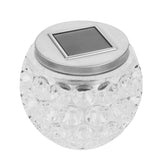 Lampa solara LED tip Glob cristal pentru gradina/trepte/terasa Kaveny, rezistent la apa IP65, 10 x 9.5 cm, 1.2V, ABS, 600mAh, alb rece
