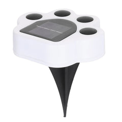Lampa solara LED, Tip laba de urs, pentru gazon sau gradina, Rezistenta la apa, Kaveny, Multicolor