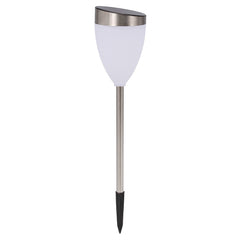 Lampa Solara pentru Gradina, Kaveny, Set 2 buc, Tip LED, Model Lalea Tulip Light, Timp de Functionare 6-8 h, Inaltime 62 cm, Rezistenta la Apa, Alb