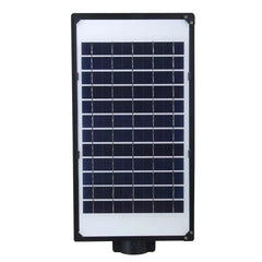 Lampa solara stradala Kaveny, senzor de miscare si lumina, 96 LED-uri, IP65, ABS, 5AH, 100W, temperatura culoare 6500K, 37.8x18.8x5 cm, autonomie 10-12 ore, negru