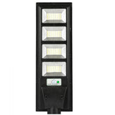 Lampa solara stradala Kaveny, cu telecomanda, senzor de miscare si lumina, suport prindere, 192 LED-uri, IP65, ABS, 8AH, 200W, temperatura culoare 6500K, 58.6x18.8x5 cm, autonomie 10-12 ore, negru