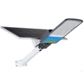 Lampa solara stradala Kaveny, IP66, senzor de lumina, 240 LED-uri SMD, 3200 lm, panou 35W, putere 400W, autonomie 12-16 ore, telecomanda, montare prin fixare, pentru strada sau gradina, finisaj mat, material ABS, 49 x 21 x 5.5 cm, gri