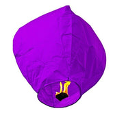Lampion zburator, Kaveny, hartie biodegradabila, Mov