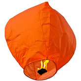 Lampion zburator, Kaveny, hartie biodegradabila, Portocaliu