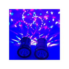 Lanterna pliabila de camping Magic cool cu lampa disc si USB Kaveny, Lanterna, Felinar, 6 LED + 1 W + 3C culori, Negru