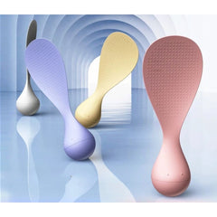 Lingura de Orez Termorezistenta cu Baza Antialunecare, Kadeny, Alba, Ideala pentru Preparare si Servire