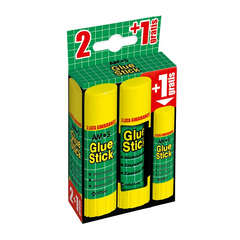 Lipici solid Amos, 22g, fara solvent, set 2 buc + 1x 8g gratis, GSWB822B3 / 130-1811