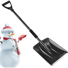 Lopata de Zapada, Kadeny, Multifunctionala, Demontabila, cu Maner Antiderapant, Aluminiu, Plastic, Solutia pentru Iarna, pentru Deszapezire, 80x11x25.7 cm, Neagra