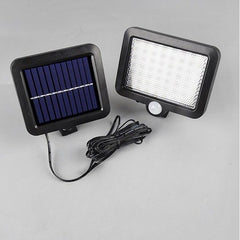 Lumina cu incarcare solara, 56 LED cu 1 grila pe inductie, montaj pe perete, Kaveny