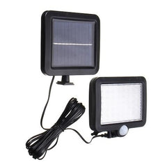 Lumina cu incarcare solara, 56 LED cu 1 grila pe inductie, montaj pe perete, Kaveny