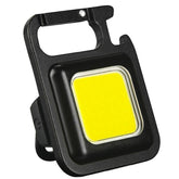 Lanterna de buzunar tip breloc, 30 LED-uri, incarcare prin usb Type C, pentru exterior, camping, alpinism, ciclism, Kaveny