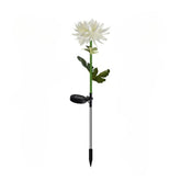 Lampa Solara LED tip Crizantema cu o floare pentru Gradina, Inaltime 80 cm, Kaveny